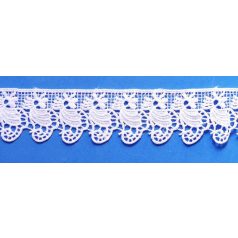 Légcsipke szél 50 mm fehér, (H3428-5)