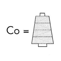   Belfil-S 80-as poliészter varrócérna 5000 méter/kúp fehér (Amann 51020) . Minőségi cérna.