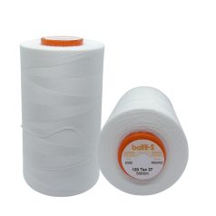   Belfil-S 120-as fehér vagy fekete poliészter varrócérna 5000 méter/kúp/ 10 db/doboz   (Amann) Kód: 51030