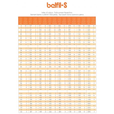 Belfil-S 120-as színes poliészter varrócérna 5000 méter/kúp  (Amann) 10 kúp/doboz 