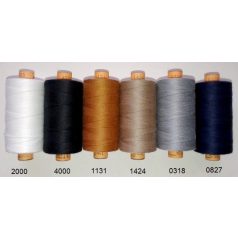   Belfil-S 30-as varrócérna 300 méteres fekete vagy fehér színben. (10 cséve/ doboz) Amann bőr és farmervarró.