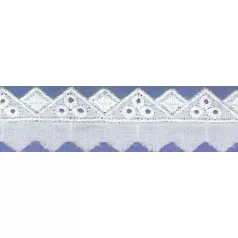   Madeira csipke, 20 mm, szél,  háromszög csúcsos,  445,  (8,7 m)