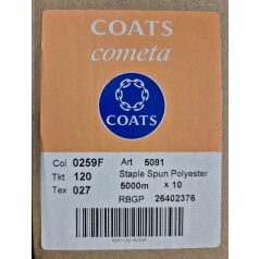   Cometa 120-as fehér varrócérna 5000 méter/kúp  (0259) (10 kúp/doboz) Coats Cometa