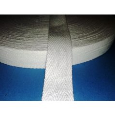  Köpper szalag 40 mm, fehér vagy fekete, pamut anyag.  (50 méter) Szegőszalag. 