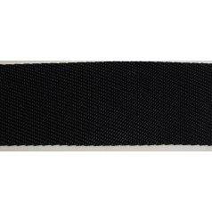 Heveder PP 50 mm "zsákszövésű" fekete színben. PP.  260 Ft/m  (50 méteres)