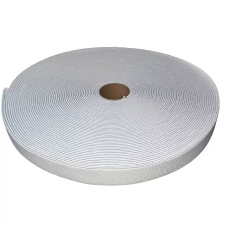 Plüssgumi szalag, 30 mm, fehér vagy fekete (25 m)