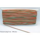 Nemzeti szalag 4 mm,  PES.110 Ft/m  (100 méter)