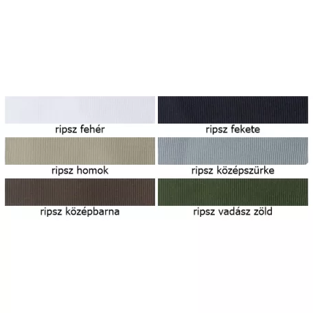 Ripsz 25 mm szegőszalag, többféle színben, poliészter PES. (50 méter/kiszerelés ) Ripsz szalag.