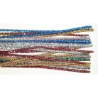 Zsenilia csillogó kötöződrót 30 cm  metál MIX színes a csomagolásban. 30 db/csomag 