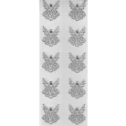 Angyalka öntapadó strasszkő, kb. 40 mm x 35 mm. 1 lapon 10 db angyal forma