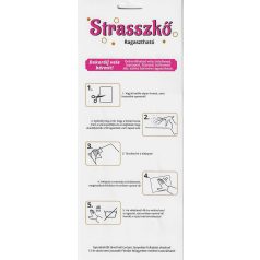   Angyalka öntapadó strasszkő, kb. 40 mm x 35 mm. 1 lapon 10 db angyal forma