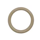 Függönykarika drapp színű 42 mm belső átmérő. Rúdkarnishoz műanyag karika. (10 db/cs)