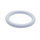 Függönykarika fehér színben  42 mm belső átmérő. Rúdkarnishoz műanyag karika. (10 db/cs)