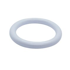   Függönykarika fehér színben  42 mm belső átmérő. Rúdkarnishoz műanyag karika. (10 db/cs)