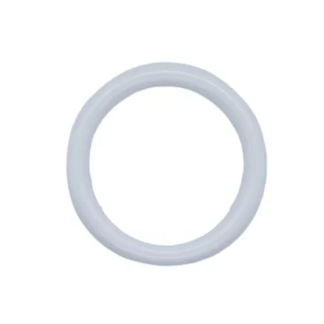 Függönykarika fehér színben  42 mm belső átmérő. Rúdkarnishoz műanyag karika. (10 db/cs)