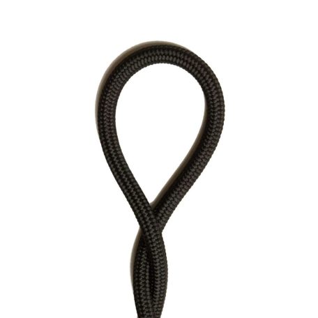 Zsinórkötél 8 mm fonatolt PES (poliészter) kötél, fekete színben. 100 m / orsó. UV álló, nagy szakítószilárdság.