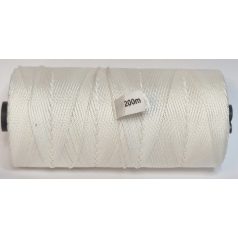   Reluxa zsinór 1 mm, nyersfehér színű, UV álló, kopásálló, tartós,  200 méteres kiszerelésben. PES