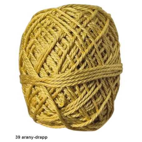 Makramé zsinór sodrott 1,5 mm színes 3,3/3 pamut anyagból 50g/ 50 méter/db, többféle színben.