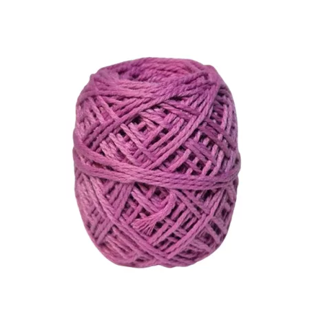 Makramé zsinór sodrott 1,5 mm színes 3,3/3 pamut anyagból 50g/ 50 méter/db, többféle színben.