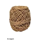 Makramé zsinór sodrott 1,5 mm színes 3,3/3 pamut anyagból 50g/ 50 méter/db, többféle színben.