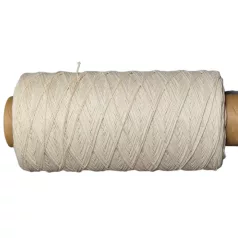   Gyertyabél 1,5 mm pamut zsinór hengeres.  1 kg ( 1000 méter) Minimum vásárlás 5 kg-ként