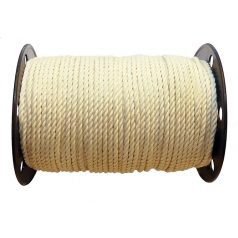   Sodrott kötél 4 mm vastagságú, natúr pamut anyagból. 170 Ft/méter (5 métertől...)