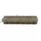 Len zsinór 1,2 mm természetes natúr lenzsineg,  2/2,4 8 szálas.  Espadrille-hoz is. 100m/cséve 