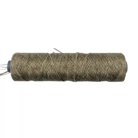 Len zsinór 1,2 mm természetes natúr lenzsineg,  2/2,4 8 szálas.  Espadrille-hoz is. 100m/cséve 