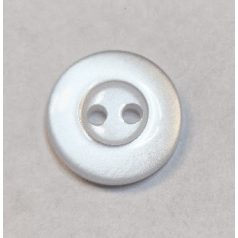  Gyöngyház gomb peremes 2 lyukú átvarrós, 12 mm (20-as) . Blúzgomb.