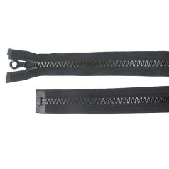   P9 bontható nagyfogú cipzár, 60 cm, fekete színben, my zip Italy