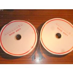   Öntapadó tépőzár 20 mm-es, csak a kampós  része,  fehér vagy fekete  (25 méteres)