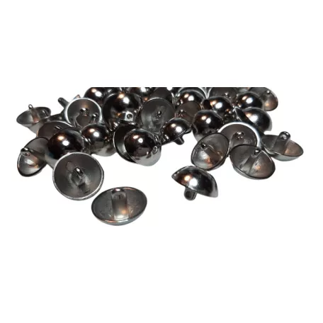 Pitykegomb fém 20 mm (32-es) ezüst vagy arany  színű ( 50 db/cs) 