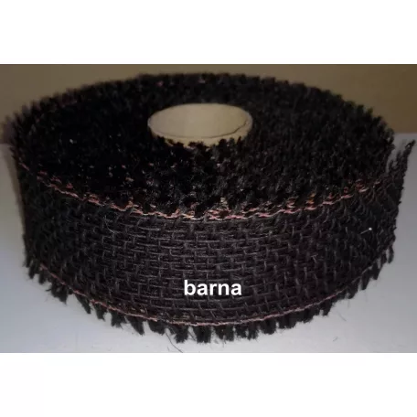 Juta szalag 50 mm x 10 méter, többféle színben természetes dekorkorációs szalag. 9 méteres