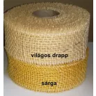 Juta szalag 50 mm x 10 méter, többféle színben természetes dekorkorációs szalag. 9 méteres