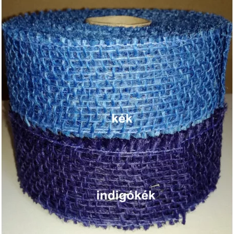 Juta szalag 50 mm x 10 méter, többféle színben természetes dekorkorációs szalag. 9 méteres