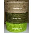 Juta szalag 50 mm x 10 méter, többféle színben természetes dekorkorációs szalag. 9 méteres