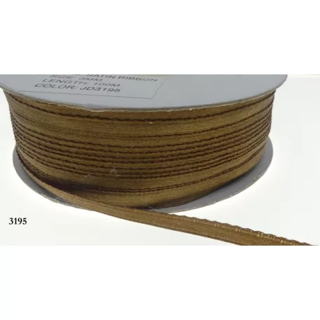Szatén szalag 3 mm-es, több színben  (100 m/orsó )