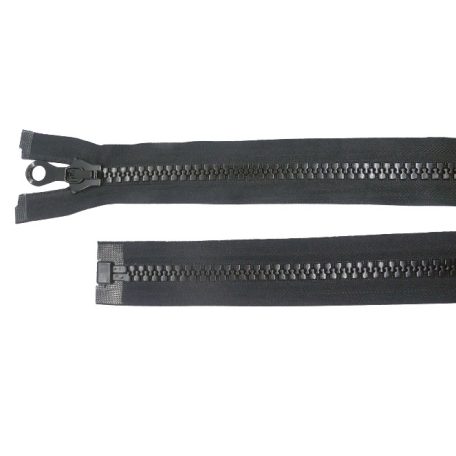 P9 bontható nagyfogú cipzár, 75 cm, fekete színben. my zip Italy