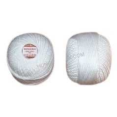   Honleány horgoló cérna, ekrü vagy fehér, 100 gr, 12-es vastagságú. 