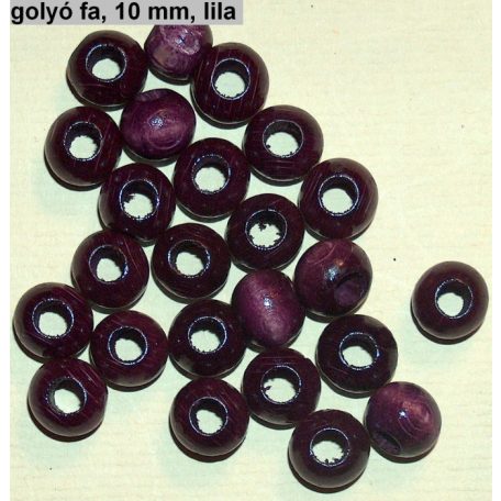 Fagyöngy 10 mm, fűzhető fagolyó 30 db/csomag többféle színben.  Furat: 4,2 mm