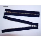 Fémcipzár VT10 zárt réz húzózár 12 cm  (10 db / csomag)