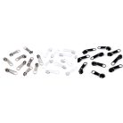 RT0 cipzárkocsi (3-as) laza, fém, fehér, fekete, spirál cipzárhoz (50 db/cs)