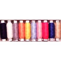   Pamut varrócérna " Patchwork"  100 % pamut, gépselyem, 50-es vastagságú, 100 méter, 310 Ft/cséve 20db/doboz