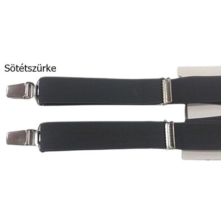 Nadrágtartó férfi  130/25-os méret  "X" hátsóval, többféle színben, 2800 Ft/db (1 db)