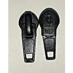   Cipzárkocsi RT20-as spirál cipzárhoz, automata, fekete színben. 10 db/csomag