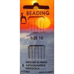 Gyöngyfűző-tű Pony (10 vagy 12-es) 390  Ft/db