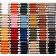   Gépselyem varrócérna 100 % pamut, 50-es vastagságú, 100 méter,  ( 20 cséve/doboz/szín)