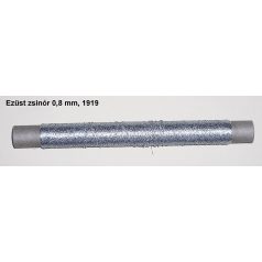   Ezüst zsinór lurex 0,8 mm-es szövött,  38 Ft/méter (1919)