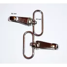 Karabiner 38 mm-es bújtató mérettel,  ( 10 db/csomag) 