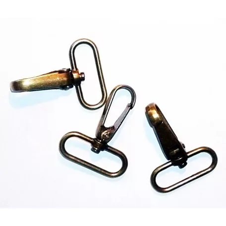 Karabiner 38 mm-es bújtató mérettel,  ( 10 db/csomag) 